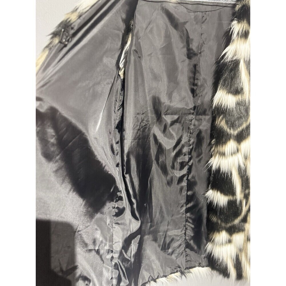 KLd SIGNATURE FAMOUS BOHO ROCKER FAUX FUR VEST 70’s Style Size SMALL - Picture 5 of 8